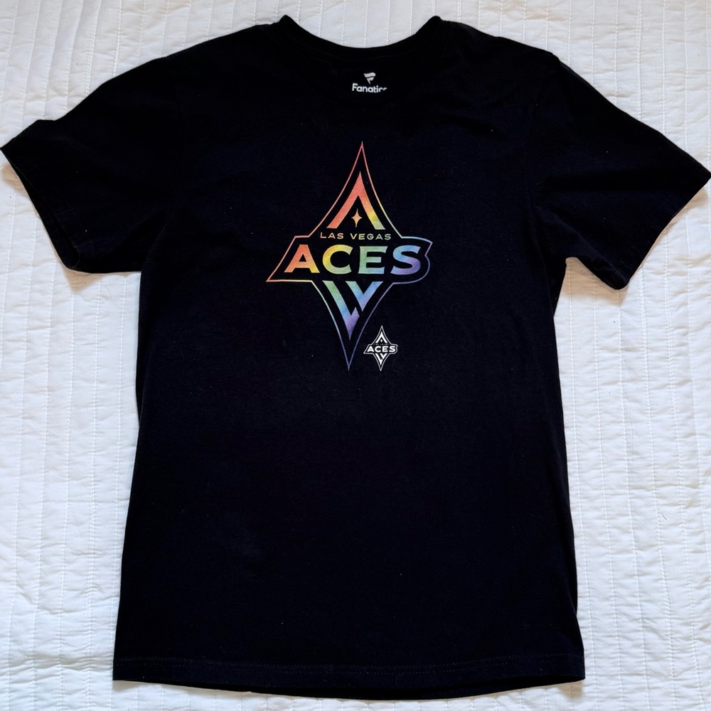 Fanatics WNBA Las Vegas Aces Black Team Pride T-Shirt